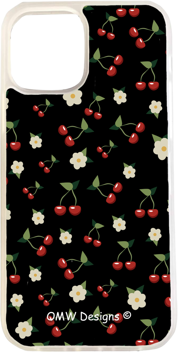 Cherries & Daisies - iPhone 12 Pro - Clear - OMW Designs