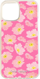 Pink Flowers - iPhone 12 Pro - Clear - OMW Designs