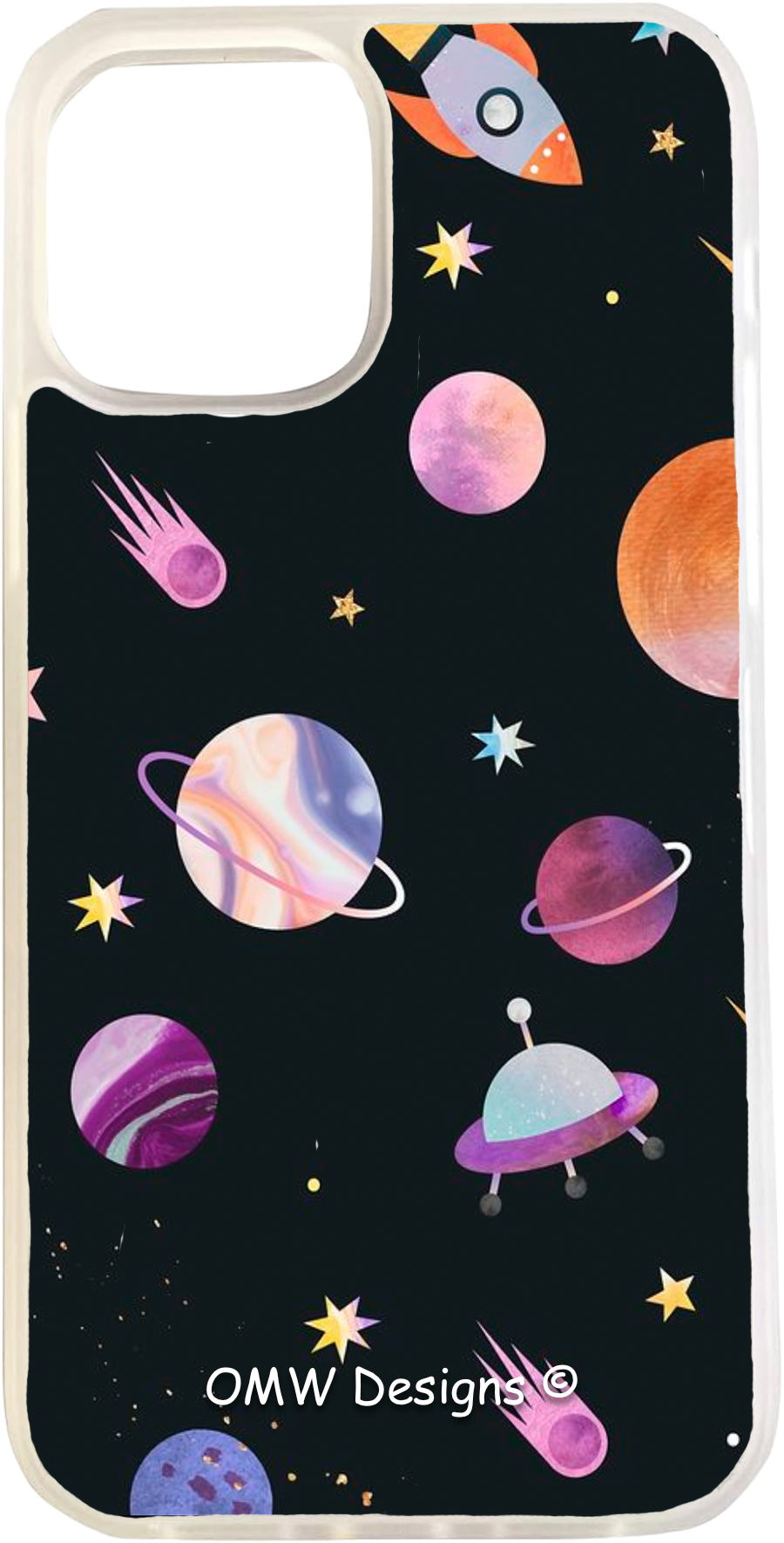 Planets - iPhone 12 Pro - Clear - OMW Designs