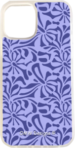 Purple Floral - iPhone 12 Pro - Clear - OMW Designs
