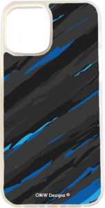 Baby & Black Textured Stripes - iPhone 12 Pro - Clear - OMW Designs